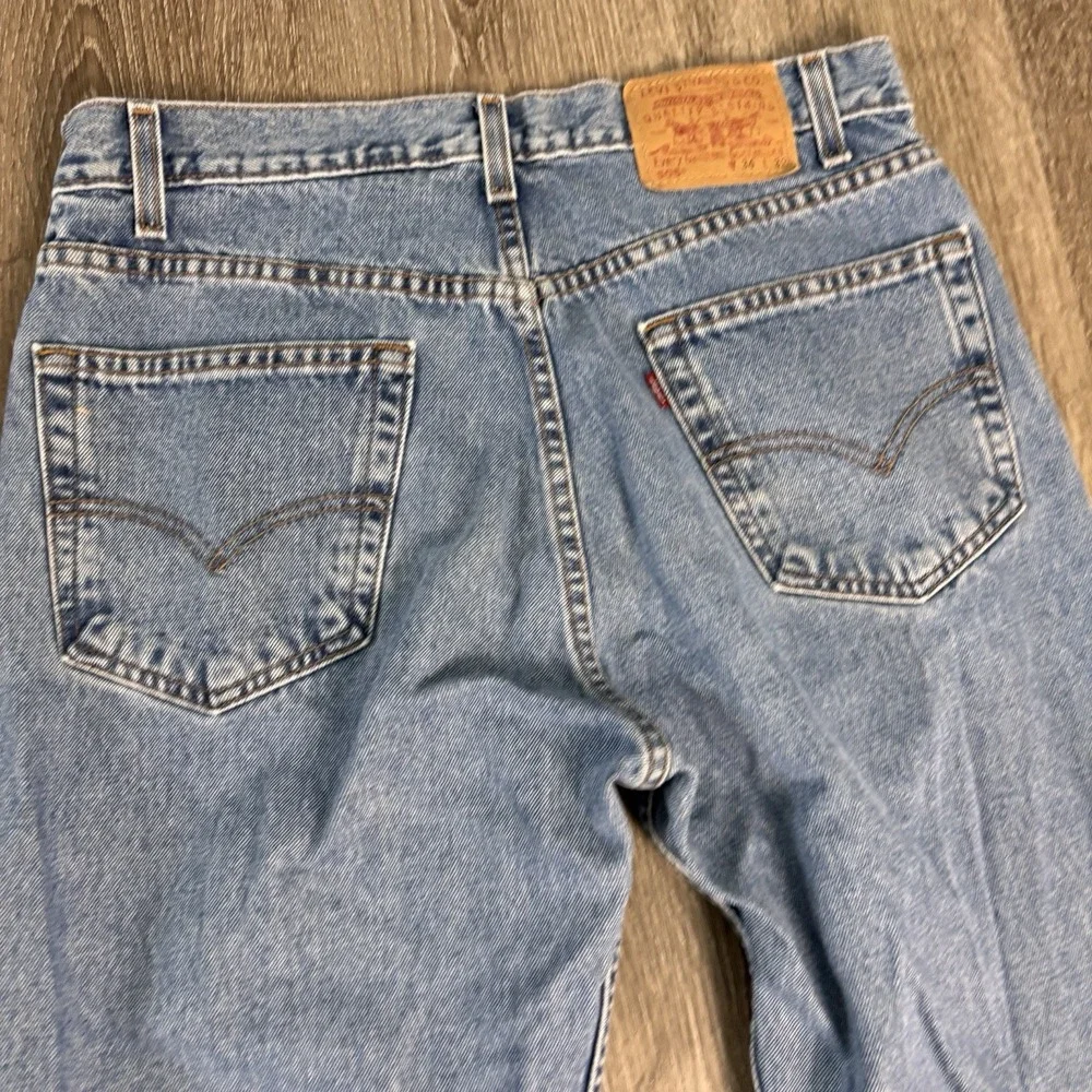 Levis 505 Vintage 2001 Regular Fit Jeans Mens 34x32Blue Denim Y2K Cotton‎